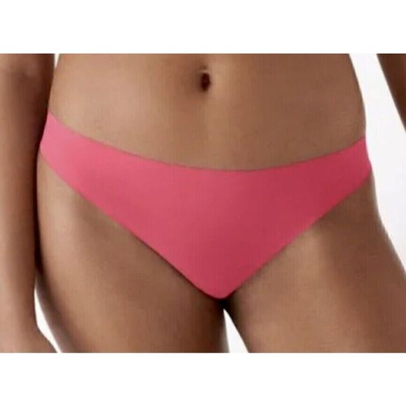 TRUE AND CO  Raspberry Pink Thong Panty Underwear NEW Womens Size Medium - Picture 1 of 4